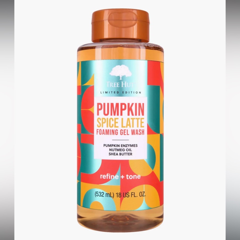 2x New Tree Hut Pumpkin Spice Body Wash - Clove, Vanilla, Sugar, Nutmeg Cinnamon